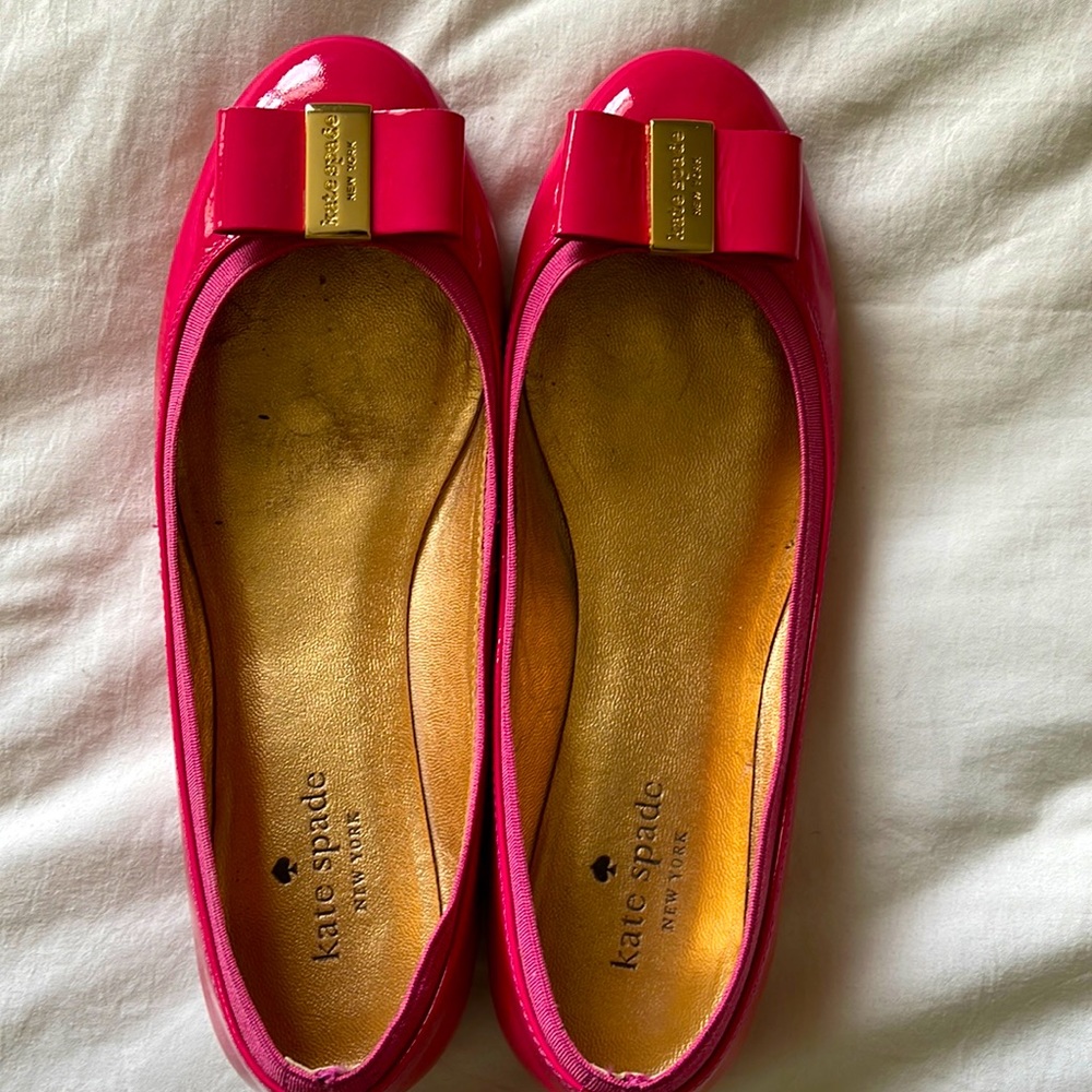 Pink Kate Spade flats